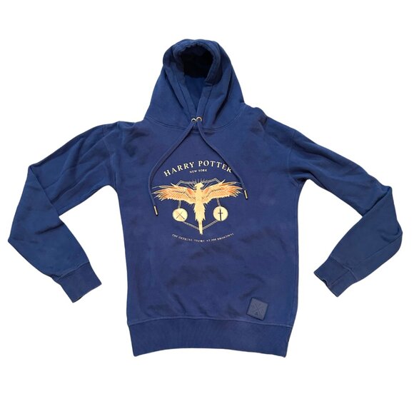 Harry Potter NYC Exclusive Hogwarts Fawkes Hoodie Sweatshirt NY - Picture 1 of 9